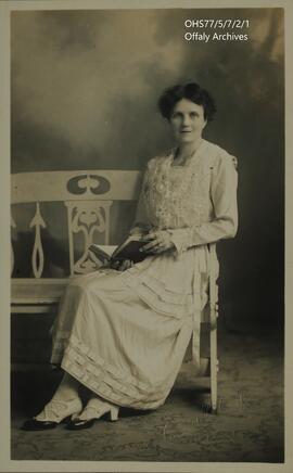 Photographs of Constance Lamb, Alice Lamb, and Adam Lamb.