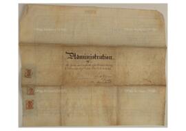 Letter of Administration of the estate of Alurd Henry L'Estrange