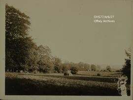 Photograph of the view from the front of Woodfield House.