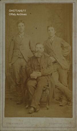 Photograph of William Pattison Kerr, Elias Kerr, and Arthur Kerr.