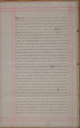 Lease to Frederick Purser Griffith for lands at Puttaghan - Deed