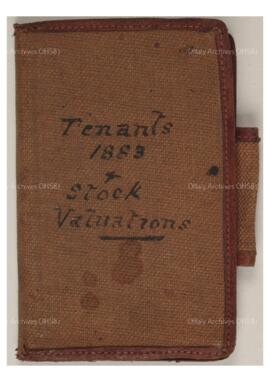 Tenants 1883 and Stock Valuations Notebook