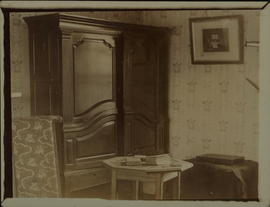 Photograph of a room interior in unidentified house.