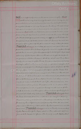 Lease to Frederick Purser Griffith for lands at Puttaghan - Deed