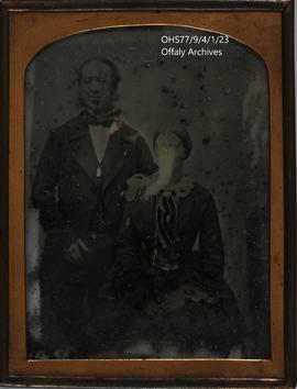 Photograph of Charles Achmuty Mills and his wife.