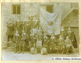 Photograph of Tullamore Pipers Band 1916