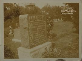 Grave of Robert Warburton Marsh and wife Eva Sophia Marsh